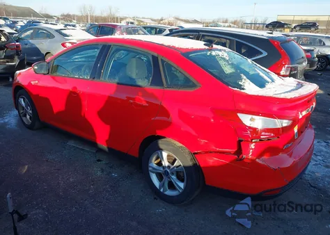 2013 Ford Focus Se z USA, uszkodzony, nr VIN 1FADP3F22DL169356